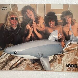 Great White Rock Band pinup